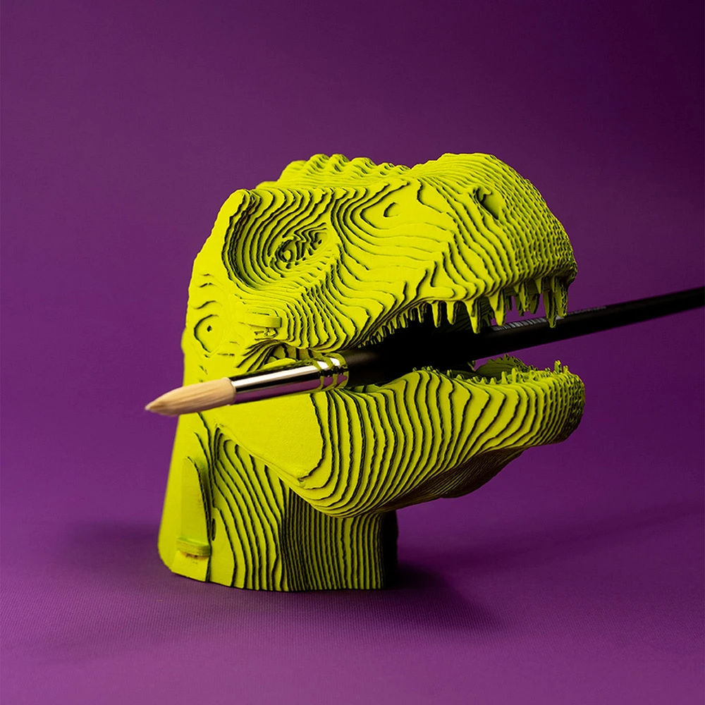 3D Carboard Puzzle - T-Rex