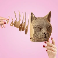3D Carboard Puzzle - Cat