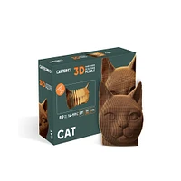 3D Carboard Puzzle - Cat