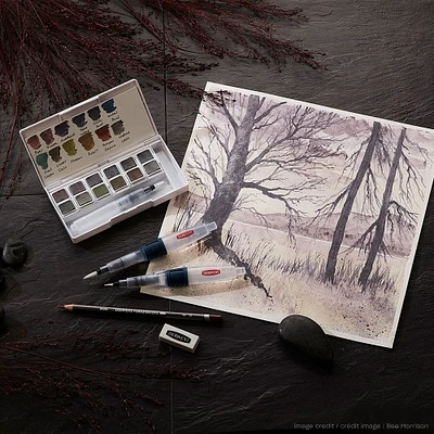 Coffret de peinture Graphitint en demi-godets