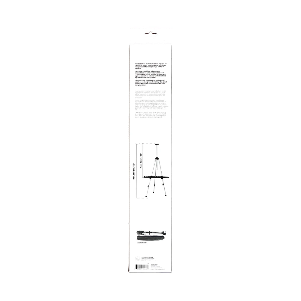 Adjustable Tripod Aluminium Easel