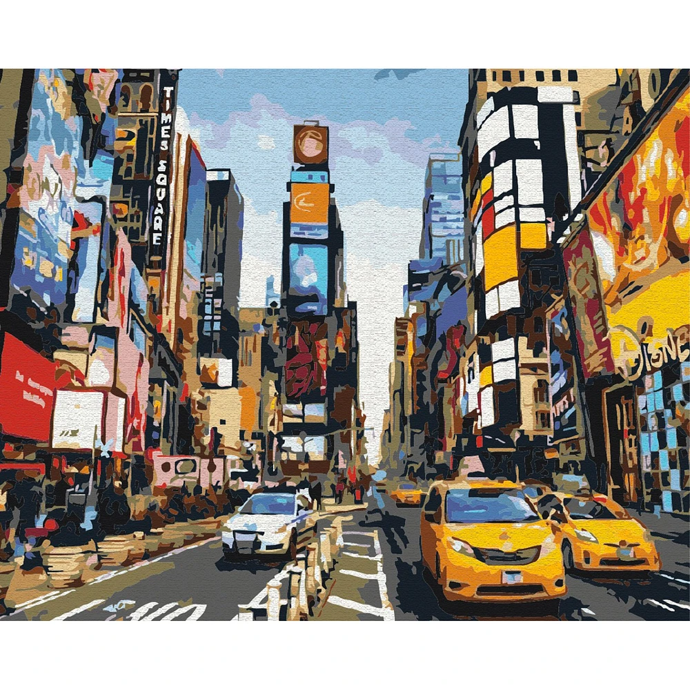 Paint by Numbers Kit - "Times Square"