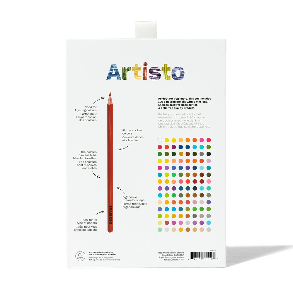 Piece Artisto Coloured Pencil Set