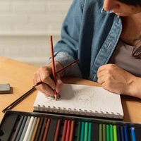 Ens. 60 crayons de couleur Artisto Professionnel