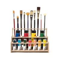 Straight Paint & Brush Rack