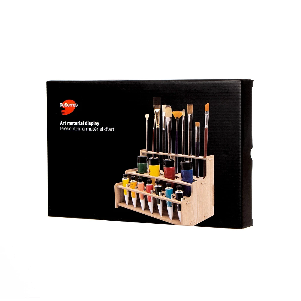 Straight Paint & Brush Rack