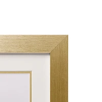 Double Mat Document Frame - Gold