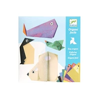 Origami facile — animaux polaires, 16 feuilles