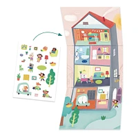 Pochette 6 activités créatives - Les animaux et leurs maisons 