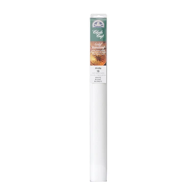 Aïda Needlework Fabric — 18 Count, White