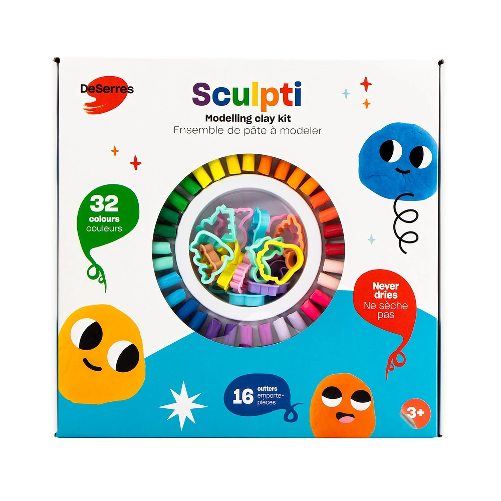 Sculpti Kids' Modelling Clay Kit