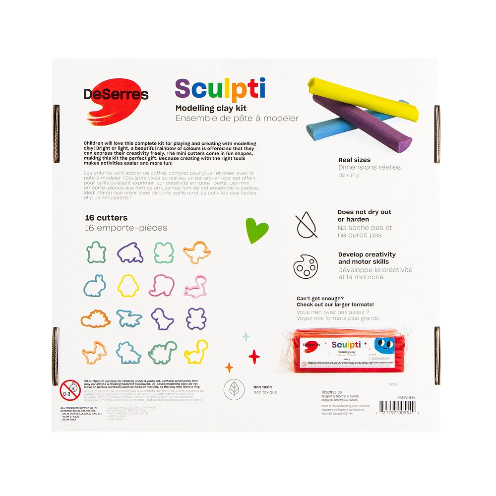 Sculpti Kids' Modelling Clay Kit