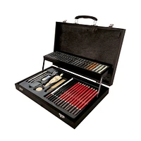 46-Piece Wooden Case Sketching Set