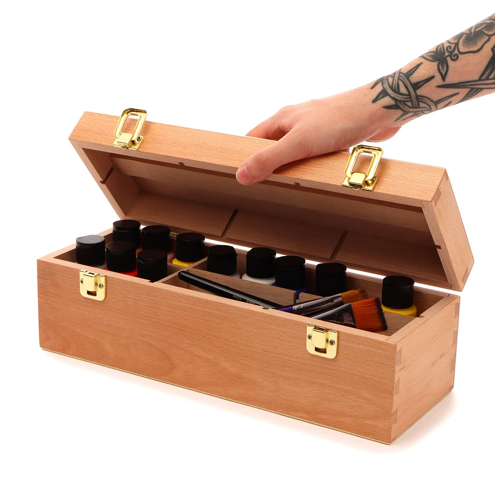 Wooden Utility Storage Box