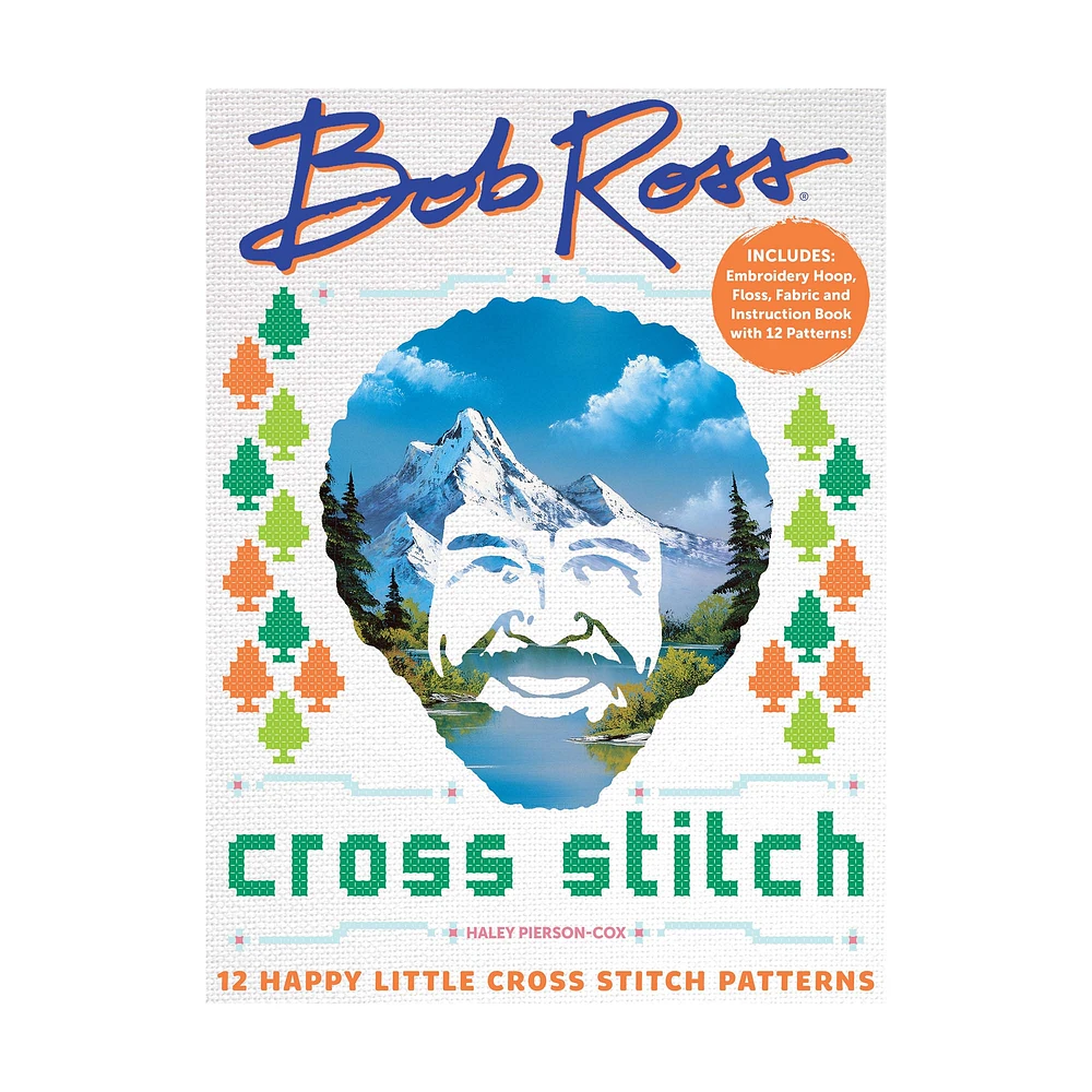 Bob Ross cross stitch - éd. Anglaise