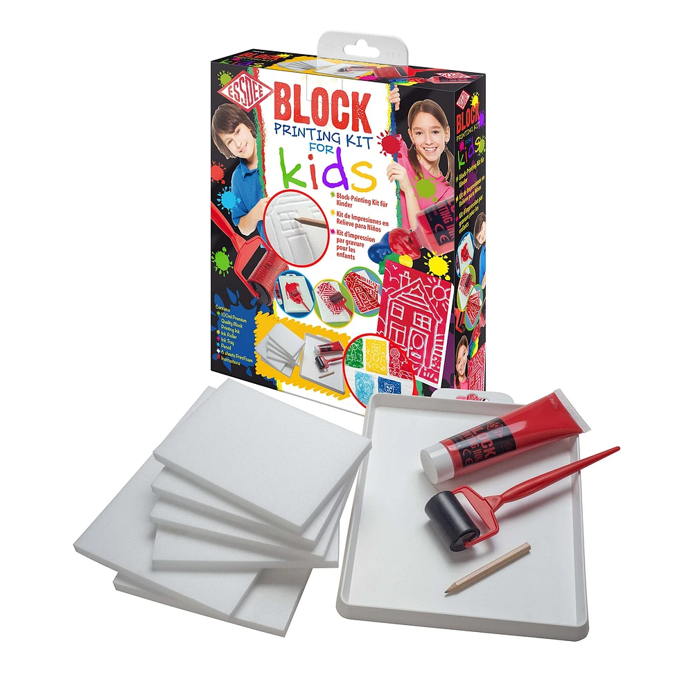 Kids Block Printing Kit