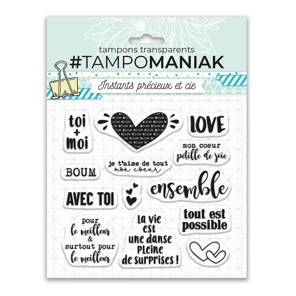 Transparent Stamps - Pour le meilleur, French Ed.