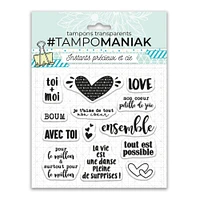 Transparent Stamps - Pour le meilleur, French Ed.