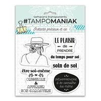 Transparent Stamps - Prendre soin de soi, French Ed.