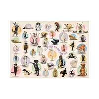 300-Piece XL Puzzle - "Yoga Dogs"