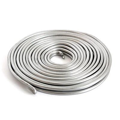 Fil d'armature flexible en aluminium - 1/8 po x 20 pi        