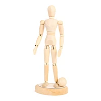 Wood mannequin male 8in