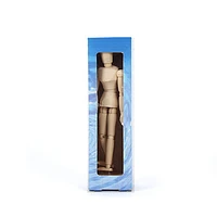 Wood mannequin male 8in