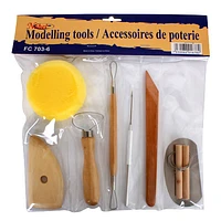 Ensemble de 8 outils à poterie