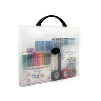 Transparent Carrying Case with Handle 10 x 13 in.