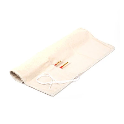 Canvas roll-up brush sleeve