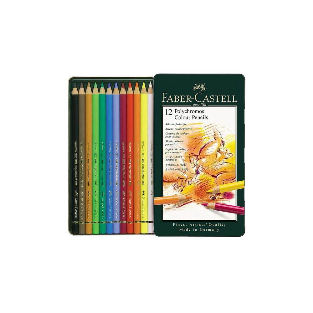 Ens. crayons de couleur Polychromos