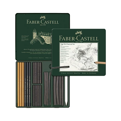 PITT Charcoal Set – 24 Pieces