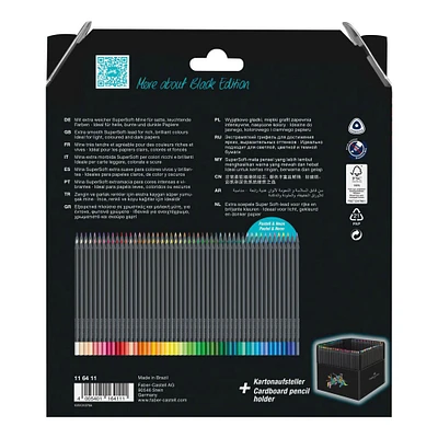 50-Pack Black Edition Coloured Pencils