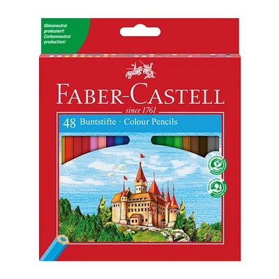 Ens. 48 crayons de couleur classiques