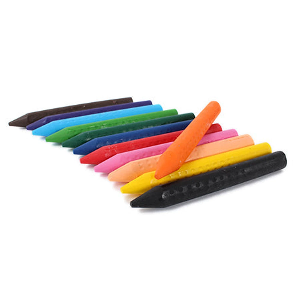 Boîte de 12 crayons de couleur Jumbo Grip