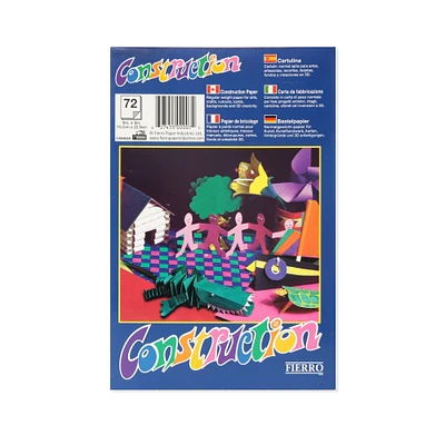 Construction Paper Pad - Assorted Colours