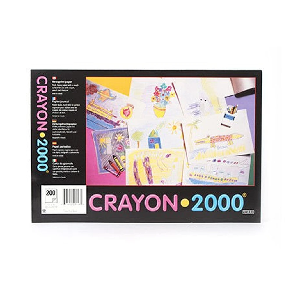 Crayon 2000 Newsprint Paper Pad