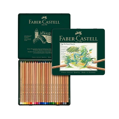 Ens. 24 crayons pastel PITT