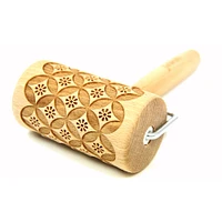 Mini Engraved Rolling Pin - Chinese Pattern