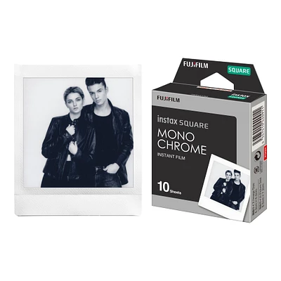 Instax Square Instant Film Pack - Monochrome