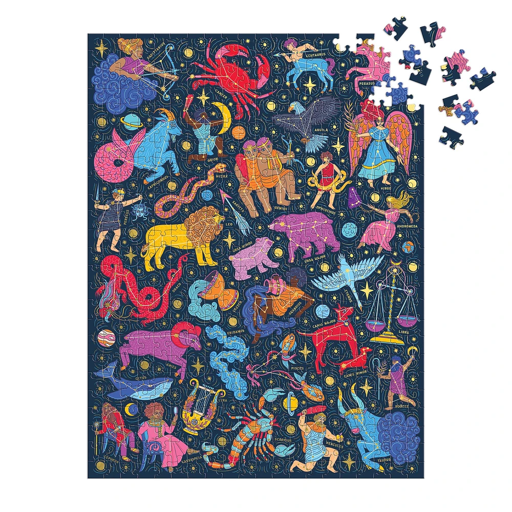 500-Piece Book Puzzle - "Stargazing"