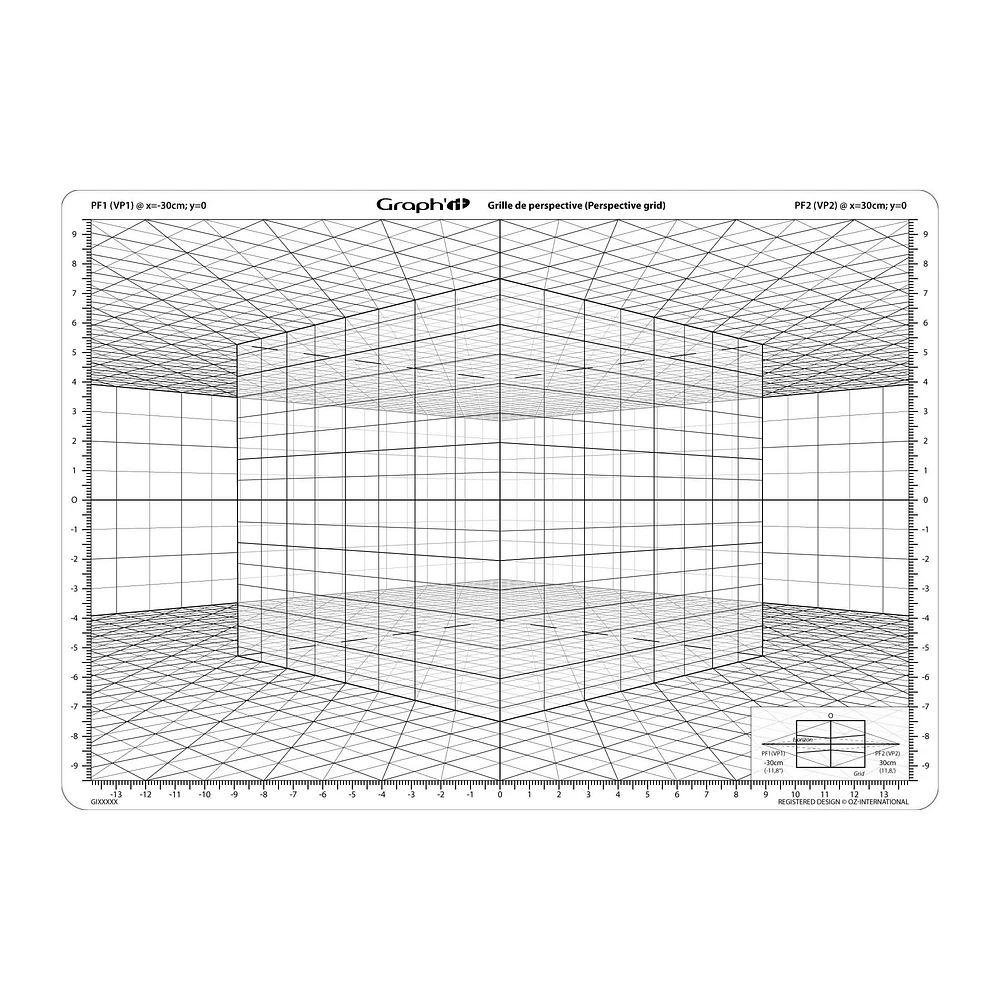 A4 Perspective Grid - Front