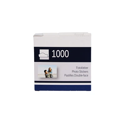Pqt. de 1000 pastilles double-face