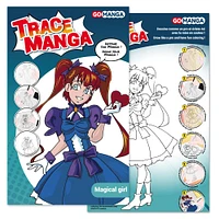 Trace Manga Stencil - Magical Girl