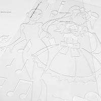 Trace Manga Stencil - Magical Girl