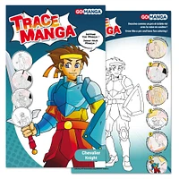 Trace Manga Stencil - Knight