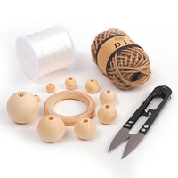 747-Piece Wooden Bead Set