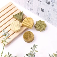 5-Pack Solid Cosmetic Moulds - Geometric Shapes