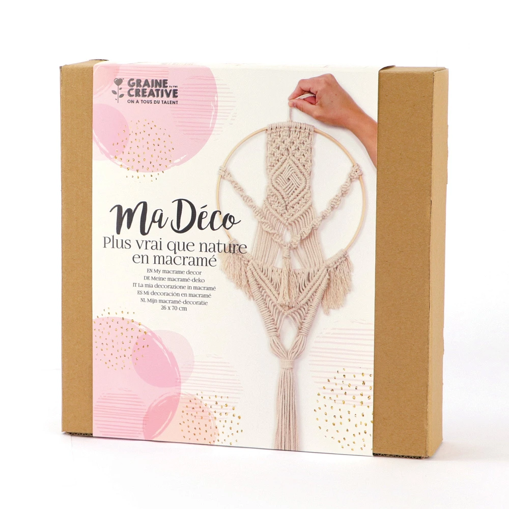 Round Macramé Wall Hanging Kit