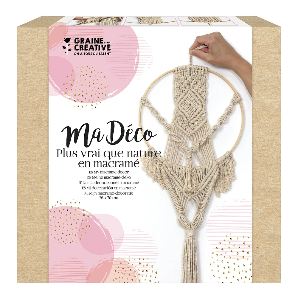 Round Macramé Wall Hanging Kit